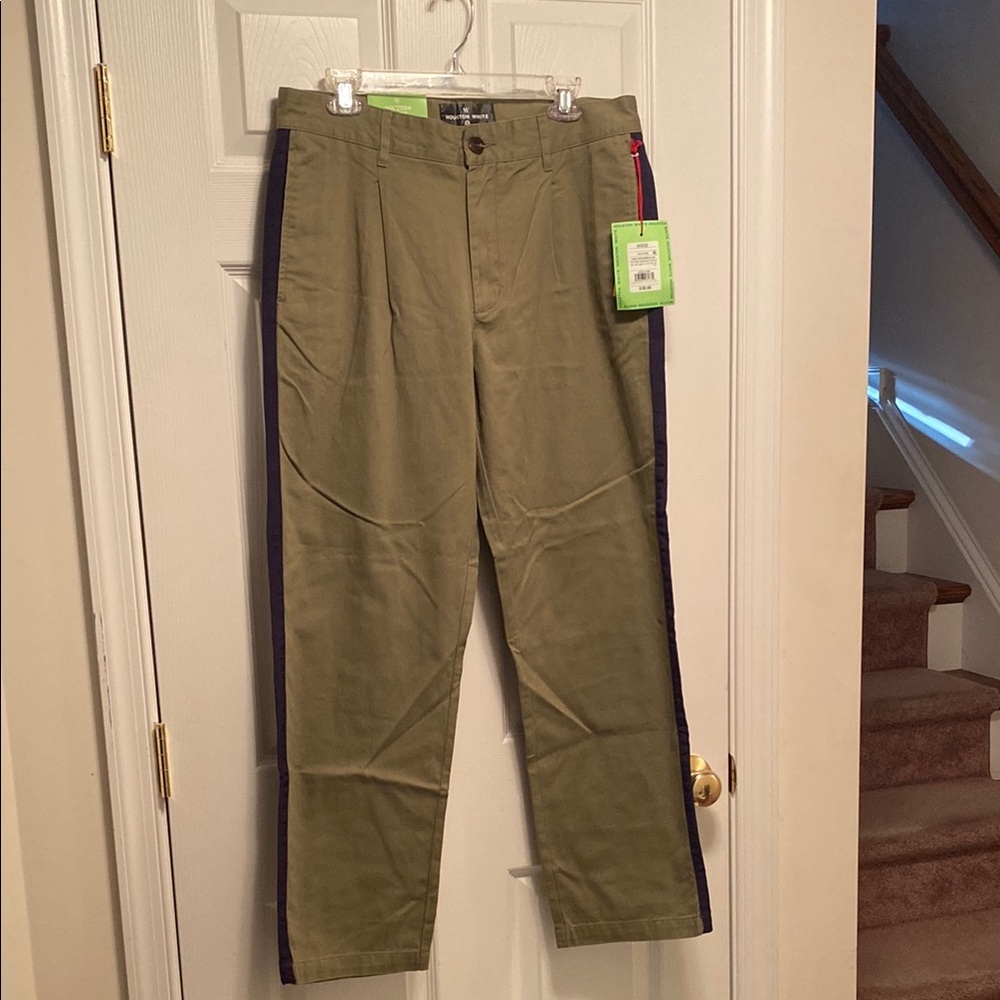 Brand New Houston White Covert Green Chino Pants…